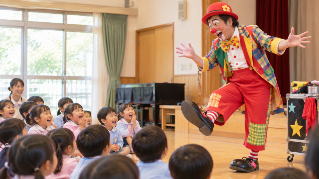 子ども向けクラウン・ピエロショー