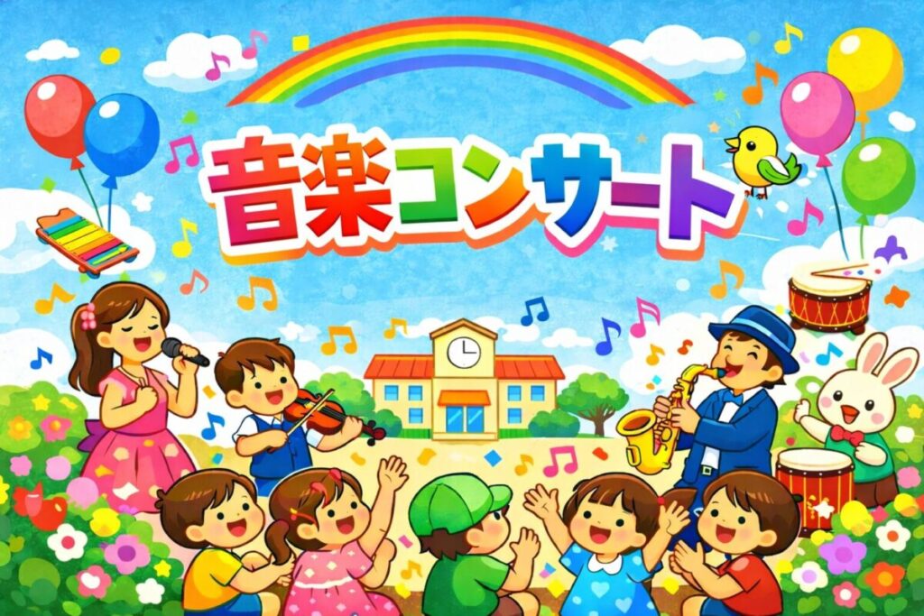 幼稚園や保育園に出張コンサート