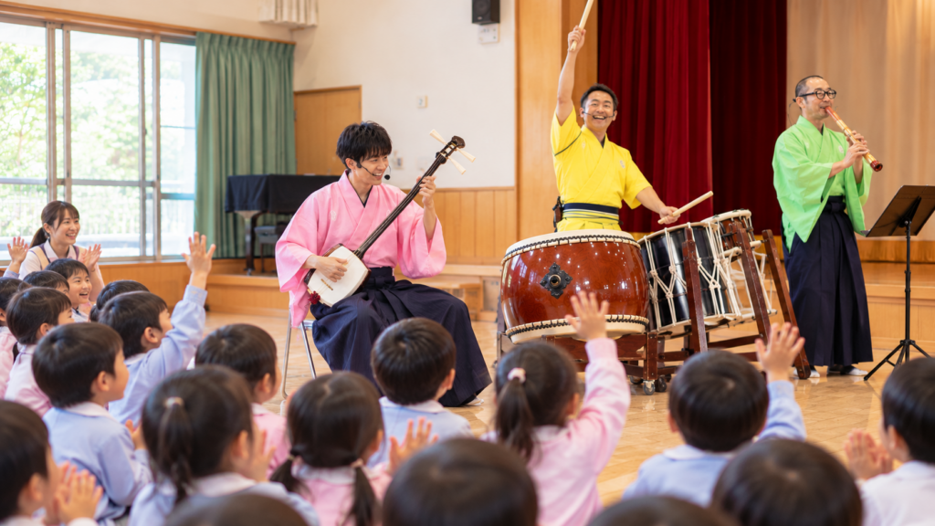 子ども向け出張和楽器コンサート