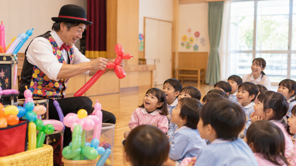 子ども向けバルーンアートショー