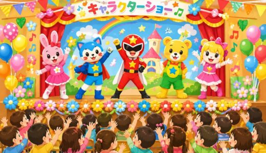 登場から大興奮！キャラクター・ショーを徹底解説｜幼稚園・保育園おすすめ出張イベント